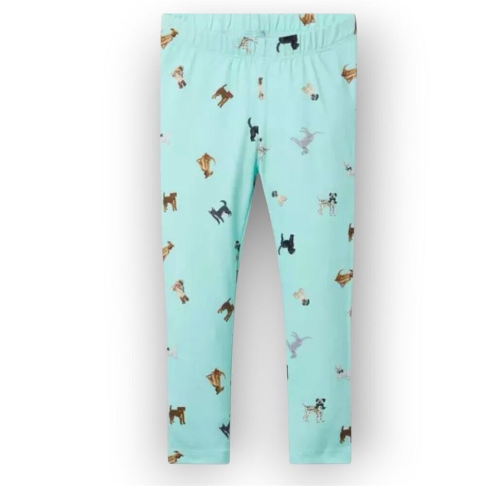 Janie and Jack, The Everyday Legging in Breezy Blue Dog Friends, Girls 5